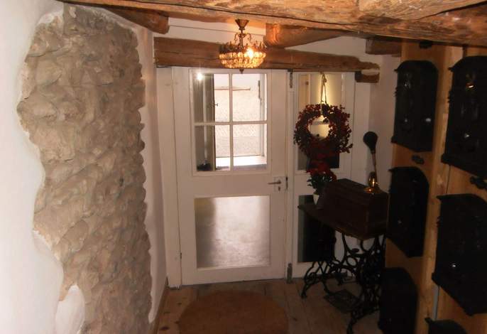 Der Eingangsbereich des Hauses